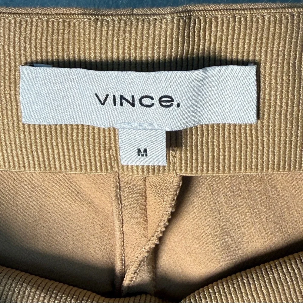 Vince Italian Cotton-Blend Stitch-Front Seam Legging - M Minimalist Luxury